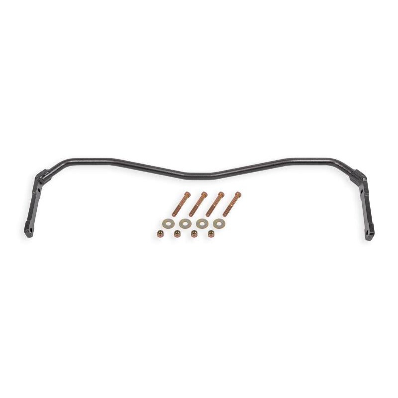 BMR 64-72 GM A-Body 1.00in Hollow Non-Adjustable Rear Sway Bar Kit - Black Hammertone