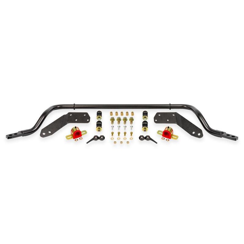 BMR 78-87 G-Body Front Sway Bar Kit - 1.25in Hollow - 2-Hole Adjustable - Black Hammertone