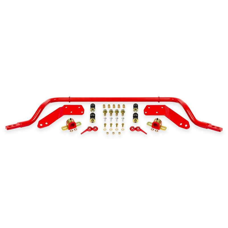 BMR 78-87 G-Body Front Sway Bar Kit - 1.25in Hollow - 2-Hole Adjustable - Red