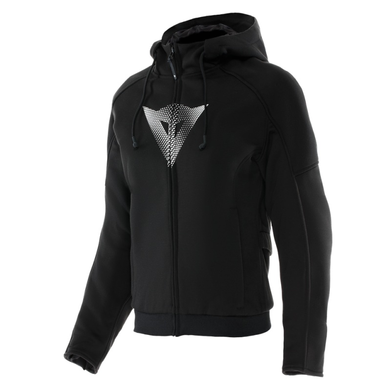 Dainese Daemon-X Safety Hoodie Full Zip Womens Black Size - 56