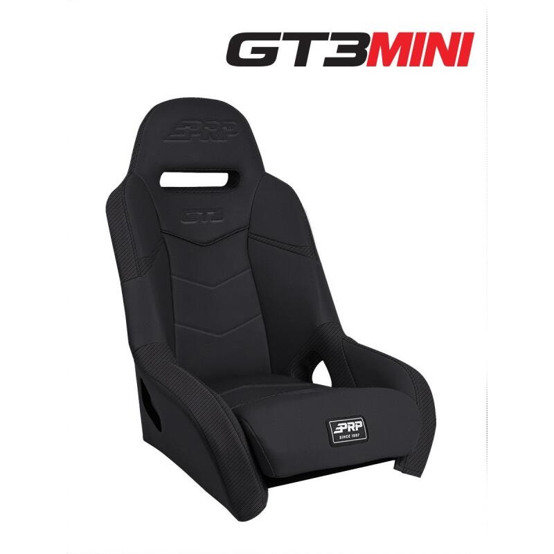 PRP GT3 Mini Suspension Seat - Black/Black