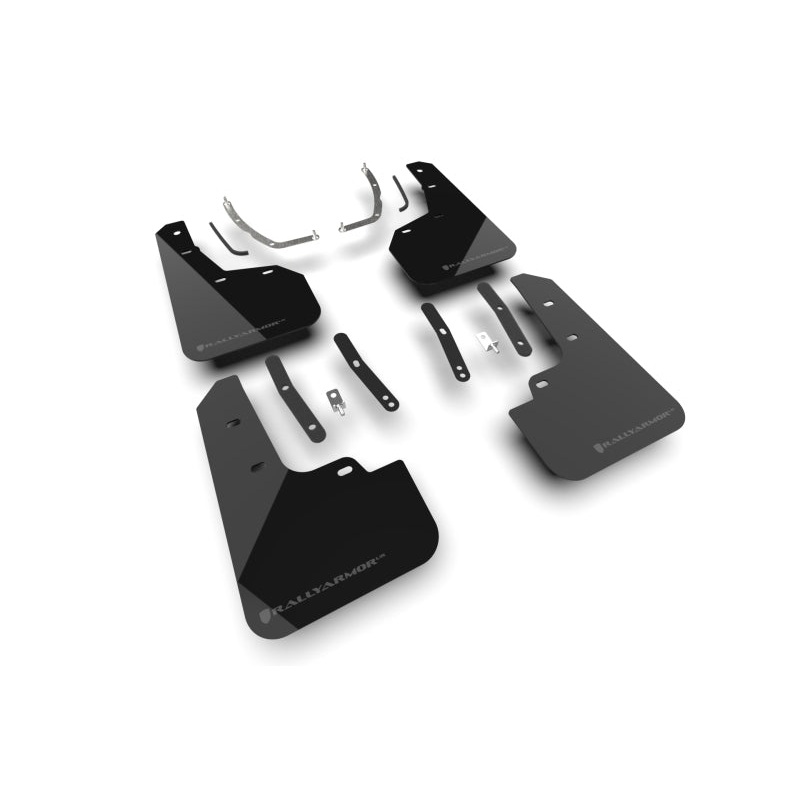 Rally Armor 2025+ Hyundai Tucson (Excl. ICE & XRT) Black UR Mud Flap w/ Dark Grey Logo
