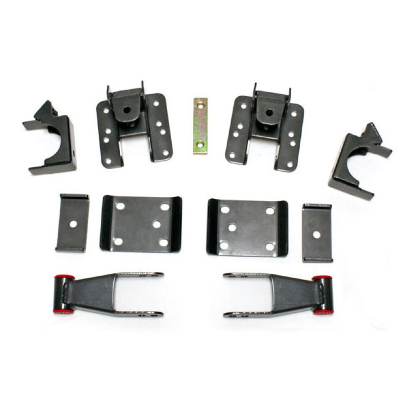 MaxTrac 07-15 GM C/K1500 2WD/4WD 3-4in Rear Adj. Lowering Flip Kit