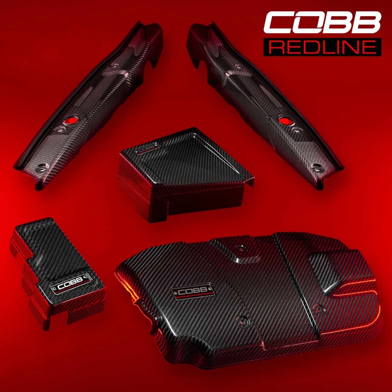 COBB Subaru Redline Gloss Carbon Fiber Dress-up Kit WRX 2022-2025 - SUB006REDED