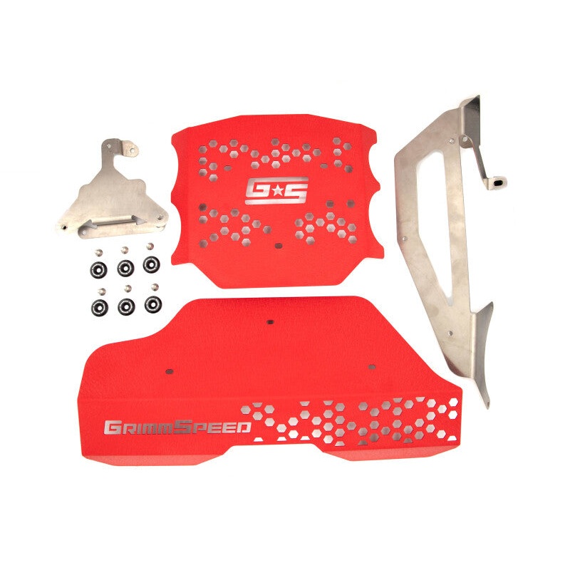 GrimmSpeed 2022+ Subaru BRZ/2022+ Toyota GR86 Engine Cover Kit - Red