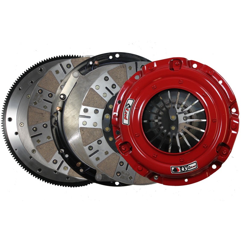 McLeod RXT Twin Disc Clutch Kit Chevy LSA/LT1/LT4 1-1/8 X 26 Spline 8 Bolt Crank Steel FW Retro Fit