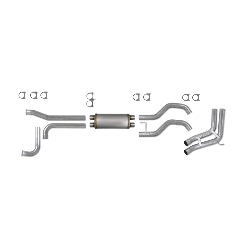 Diamond Eye KIT 3-1/2in CB SPORT-SIDE DUAL GAS AL: NISSAN TITAN 5.6L 07-10