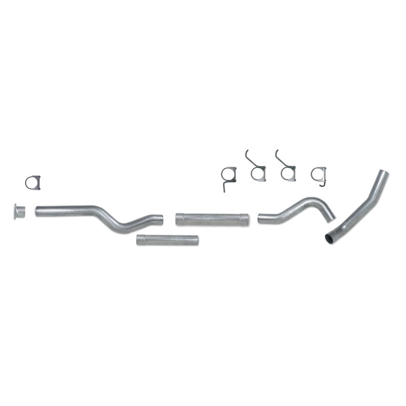 Diamond Eye KIT 4in CB MFLR RPLCMENT PIPE SGL AL: 01-05 CHEVY/GMC 6.6L 2500/3500