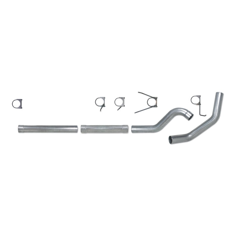 Diamond Eye KIT 4in CB MFLR RPLCMENT PIPE SGL SS: 2004.5-2007.5 DODGE CUMMINS 600