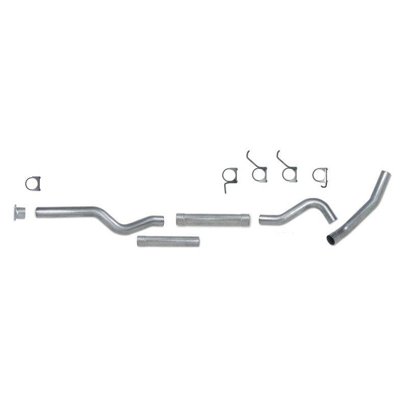 Diamond Eye KIT 4in CB SGL MFLR RPLCMENT PIPE SS 01-05 CHEVY/GMC 6.6L 2500/3500