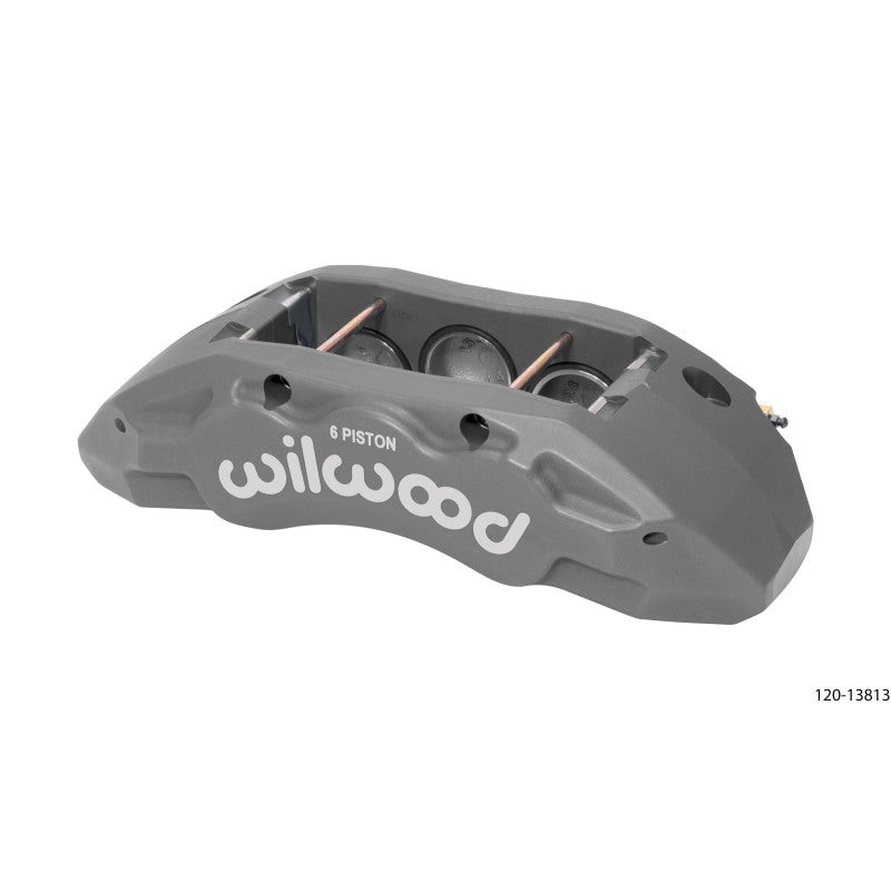 Wilwood Caliper-TX6R R/H - Clear 2.00/1.88/1.88in Pistons 1.50in Disc
