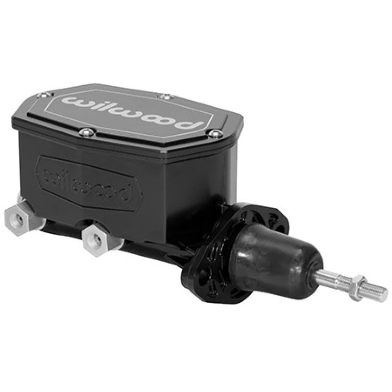 Wilwood Corvette C2 Compact Tandem Master Cylinder - 15/16in Bore Ball Black