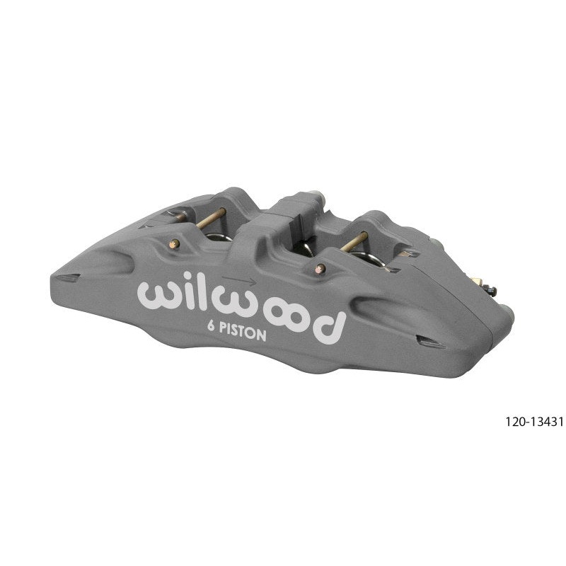 Wilwood DynaPro DP6 Lug Mount Anodized Alum. Caliper 1.62in/1.38in/1.38in Piston .38in Rotor - Left