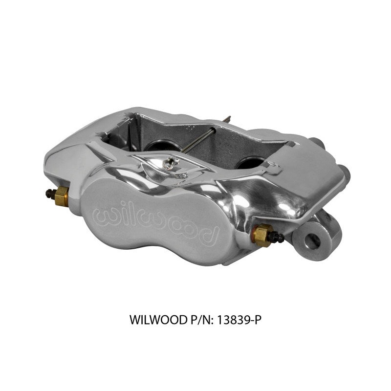 Wilwood Caliper-Forged DynaliteI Polished 1.38in Pistons .81in Disc