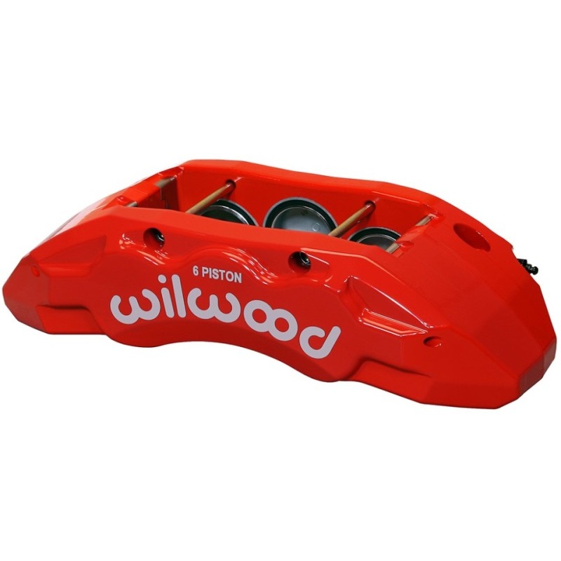 Wilwood Caliper-TX6R- L/H - Red 2.00/1.88/1.88in Pistons 1.38in Disc