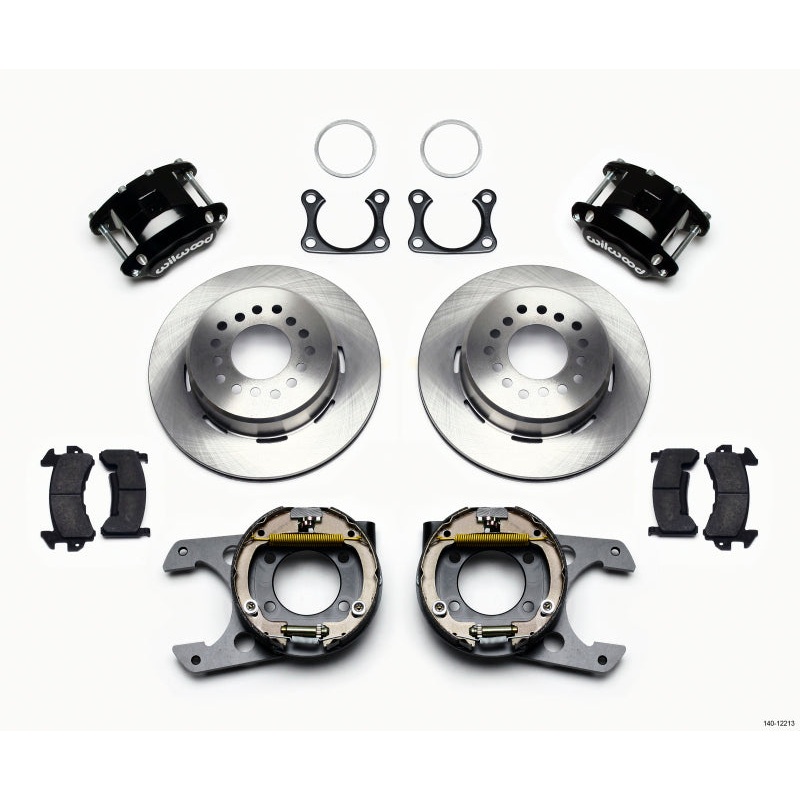 Wilwood D154 P/S Park Brake Kit Big Ford 2.36in Offset