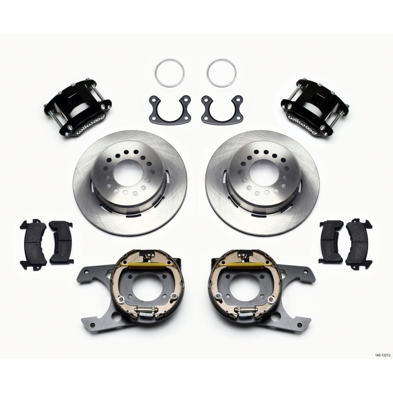 Wilwood D154 P/S Park Brake Kit Small Ford 2.50in Offset