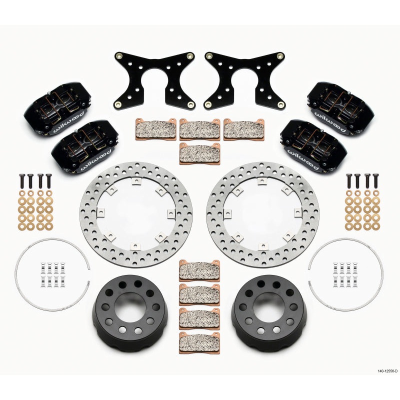 Wilwood Dynapro Lug Mount Dual Rear Dynamic Kit SA Drilled 58-64 Olds/Pont .690in Studs