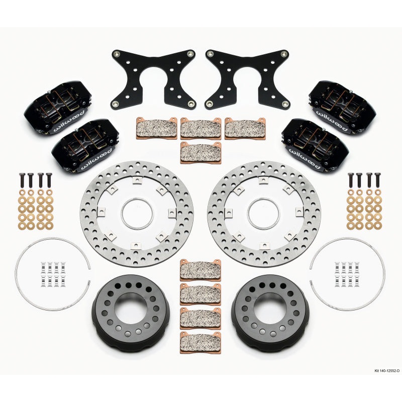 Wilwood Dynapro Lug Mount Dual Rear Dynamic Kit SA Drilled Big Ford New Style 2.50in Offset