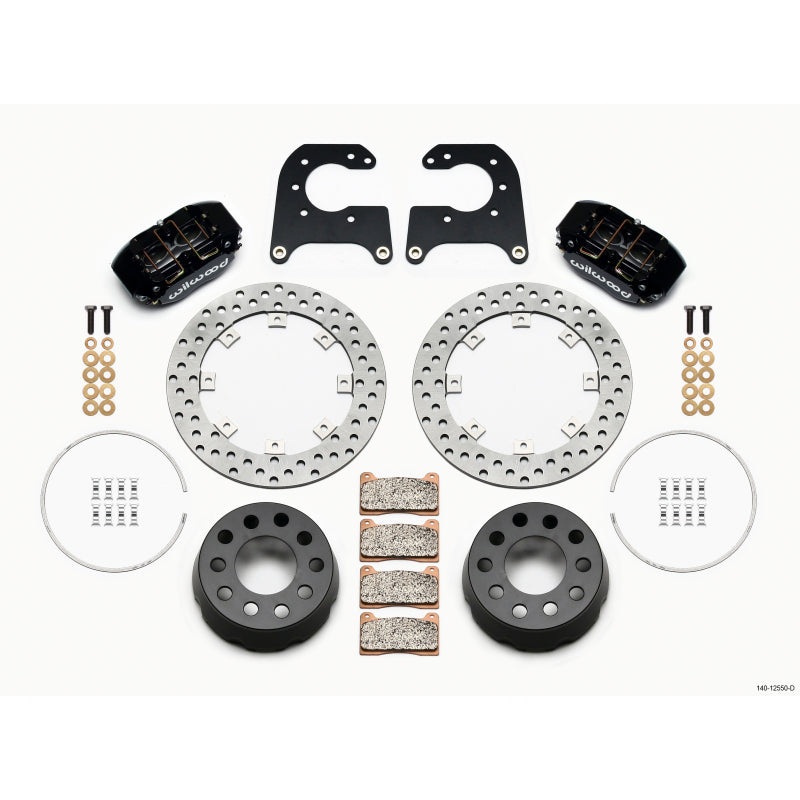 Wilwood Dynapro Lug Mount Single Rear Dynamic Kit SA Drilled 58-64 Olds/Pont .690in Studs