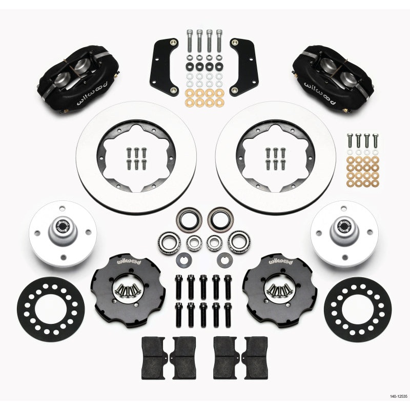 Wilwood Forged Dynalite Front Kit 10.75in 64-65 Mustang 6 Cylinder 4-lug