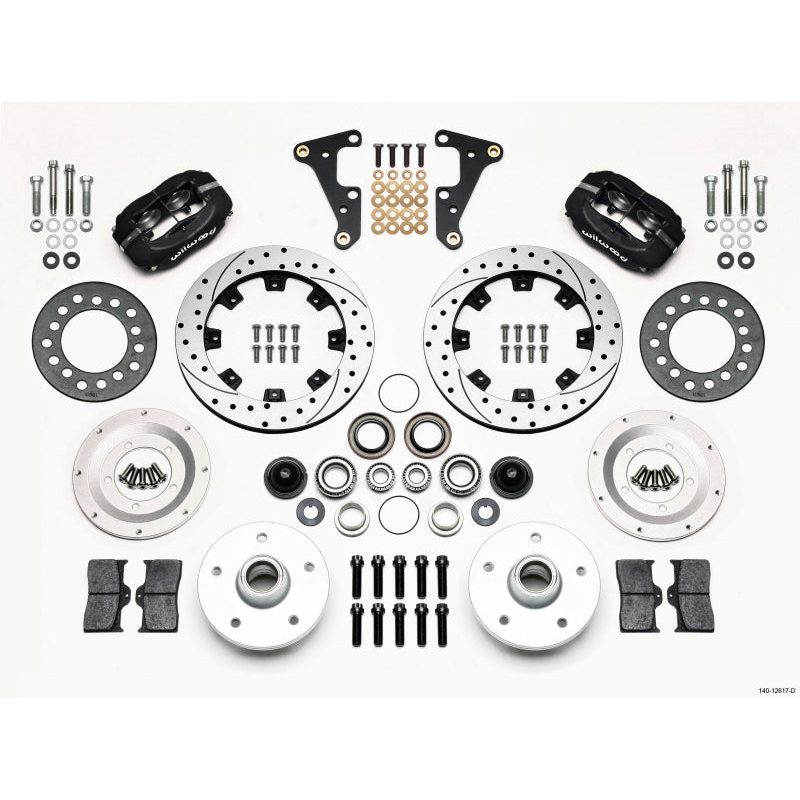 Wilwood Forged Dynalite Front Kit 11.75in Drilled 40-52 Oldsmobile