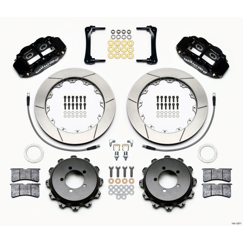 Wilwood Narrow Superlite 4R Rear Kit 12.88in 2012-Up Toyota / Scion FRS w/Lines