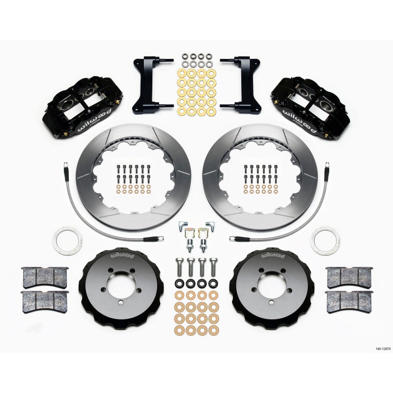 Wilwood Narrow Superlite 6R Front Hat Kit 12.88in 2012-Up Toyota / Scion FRS w/ Lines