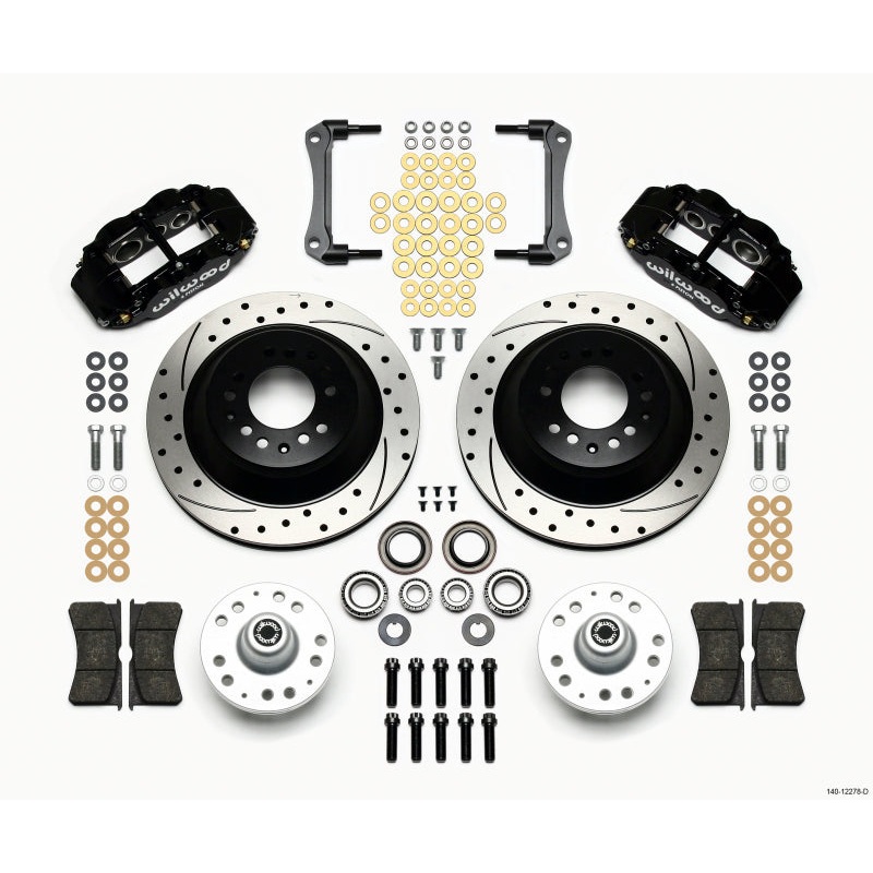 Wilwood Narrow Superlite 6R Front Hub & 1PC Rtr Kit 12.88in Dril 70-78 Camaro