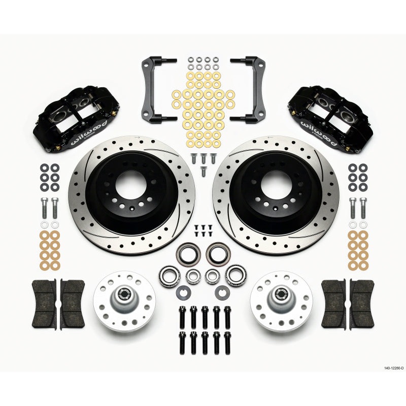Wilwood Narrow Superlite 6R Front Hub & 1PC Rtr Kit 12.88in Dril 79-81 Camaro