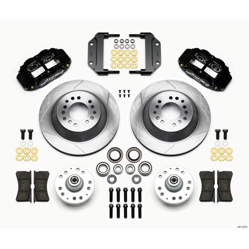 Wilwood Narrow Superlite 6R Front Hub & 1PC Rtr Kit 12.88in Magnum Force Drop Spindle