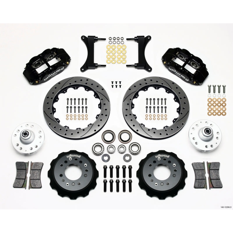 Wilwood Narrow Superlite 6R Front Hub Kit 12.88in Drilled 79-87 GM G Body