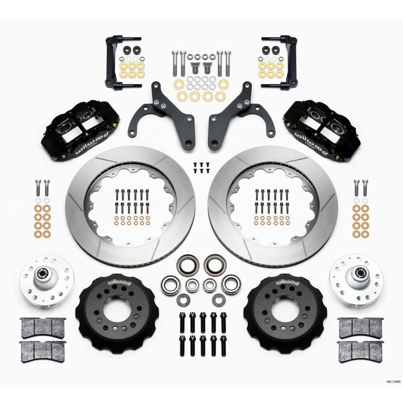 Wilwood Narrow Superlite 6R Front Hub Kit 14.00in 59-64 Chevy Impala / 63-64 Corvette