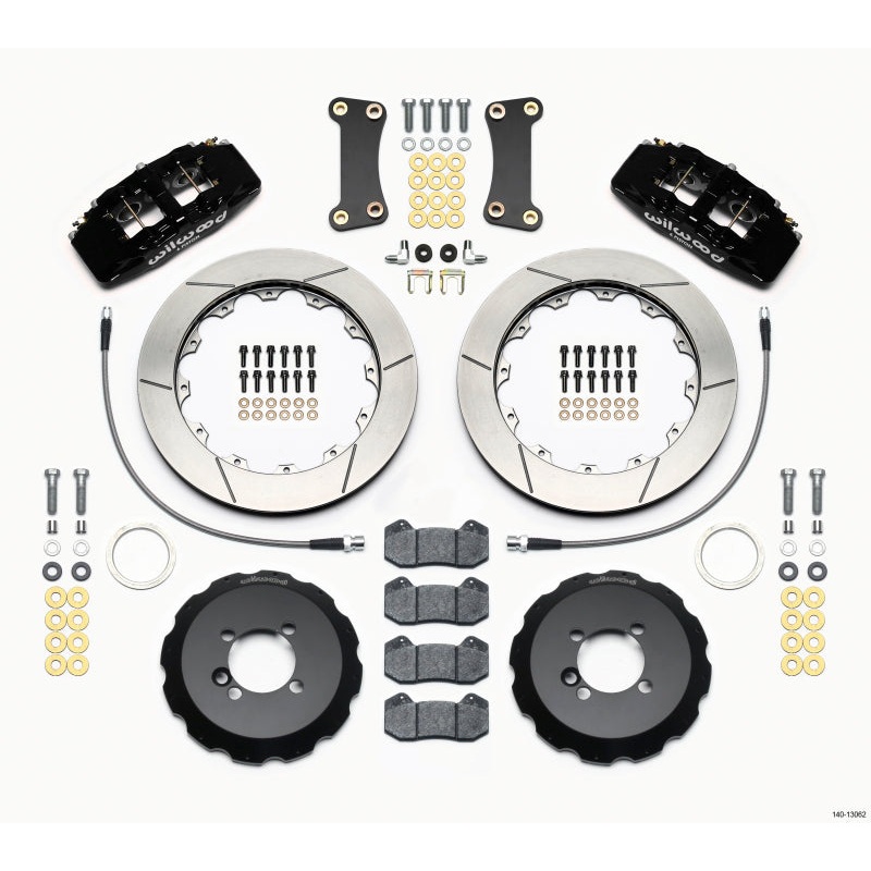 Wilwood Dynapro 6 Front Hat Kit 12.88in 2002-Up Mini Cooper w/ Lines