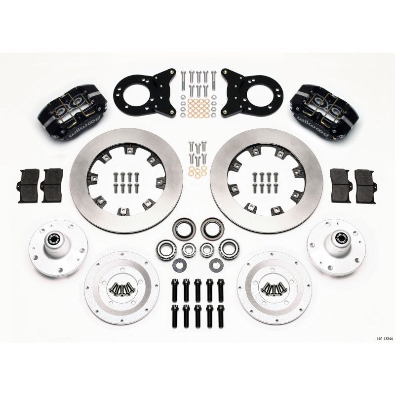 Wilwood Dynapro Dust-Boot Front Kit 12.19in 1965-1969 Mustang Disc & Drum Spindle
