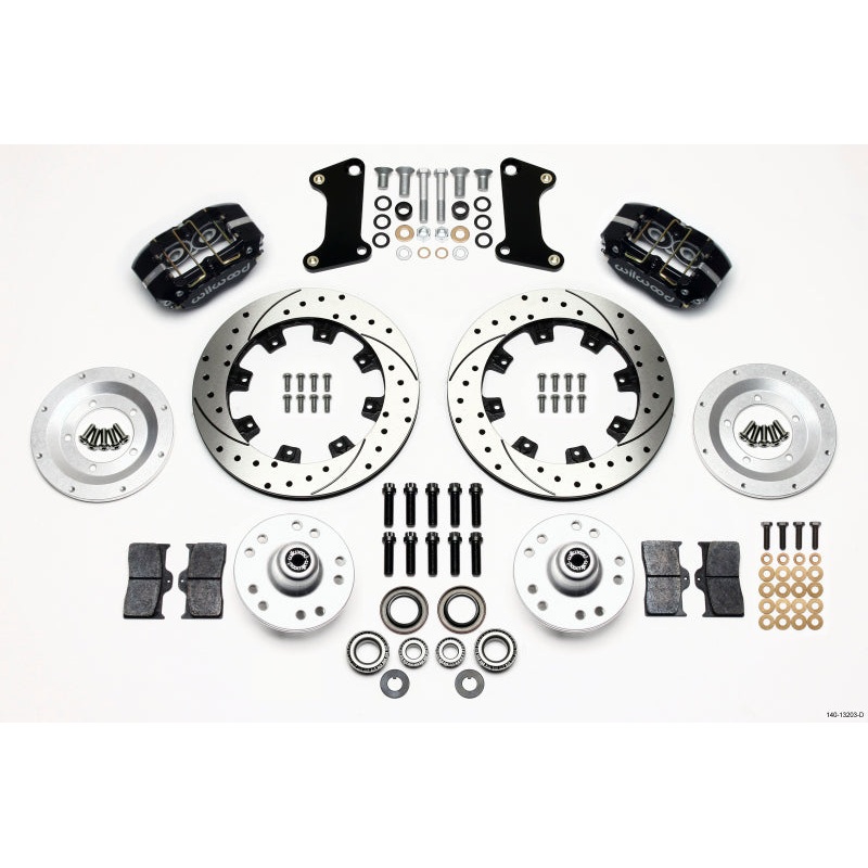 Wilwood Dynapro Dust-Boot Front Kit 12.19in Drilled 67-69 Camaro 64-72 Nova Chevelle