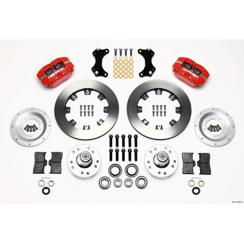 Wilwood Dynapro Dust-Boot Front Kit 12.19in Red WWE ProSpindle