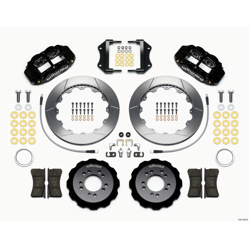Wilwood Narrow Superlite 6R Front Hat Kit 12.88in 2013-Up Ford Focus ST w/ Lines