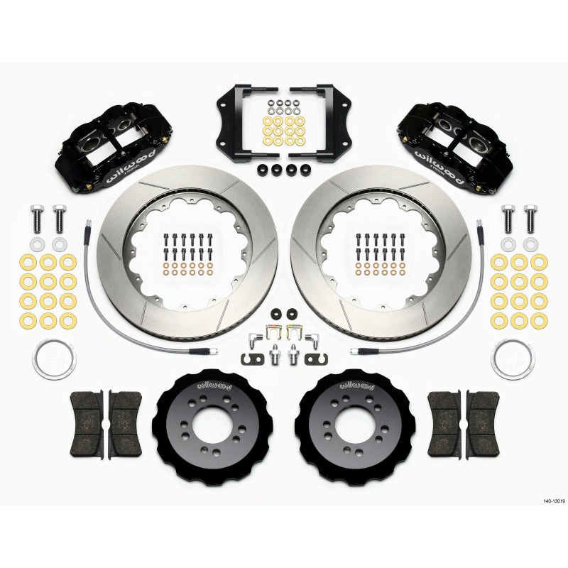Wilwood Narrow Superlite 6R Front Hat Kit 14.00in 2013-Up Ford Focus ST w/ Lines