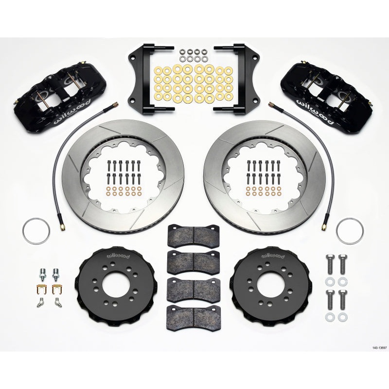 Wilwood AERO6 Front Hat Kit 14.25 2014-Up Corvette C7 w/Lines