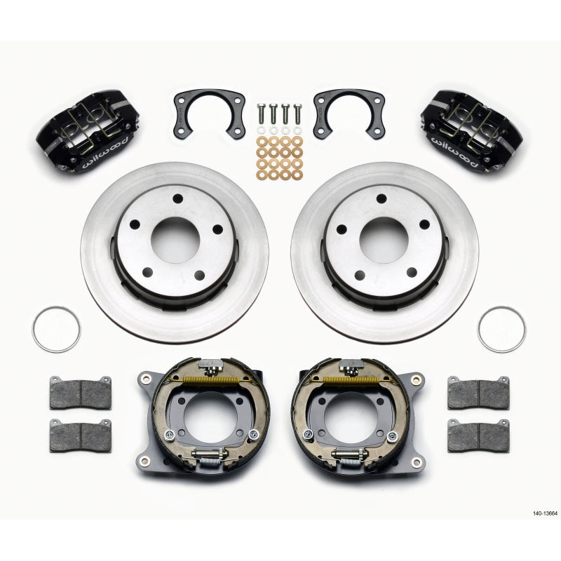 Wilwood Dynapro Lug Mount P/S Park Brake Kit Big Ford New 2.38in Off Bronco 5 x 5.50