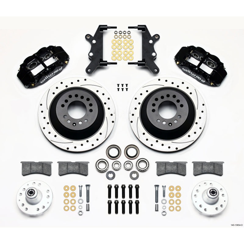Wilwood Narrow Superlite 6R Front Hub & 1PC Rtr Kit 12.88in Dril 60-68 Ford / Mercury Full Size