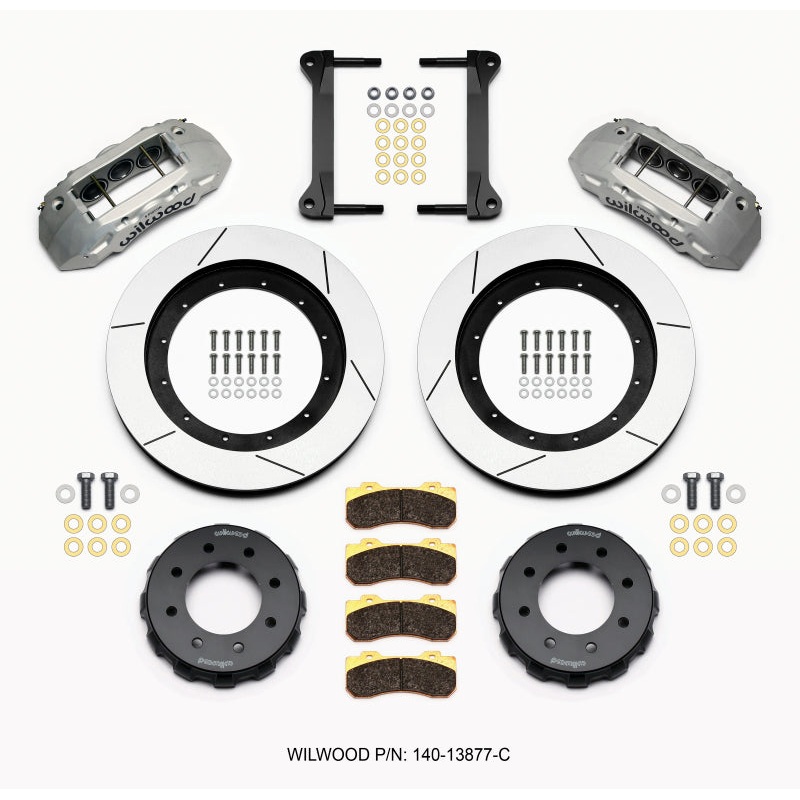Wilwood TX6R Front Kit 16.00in Clear Ano 1999-2010 GM H2 Truck/SUV 2500
