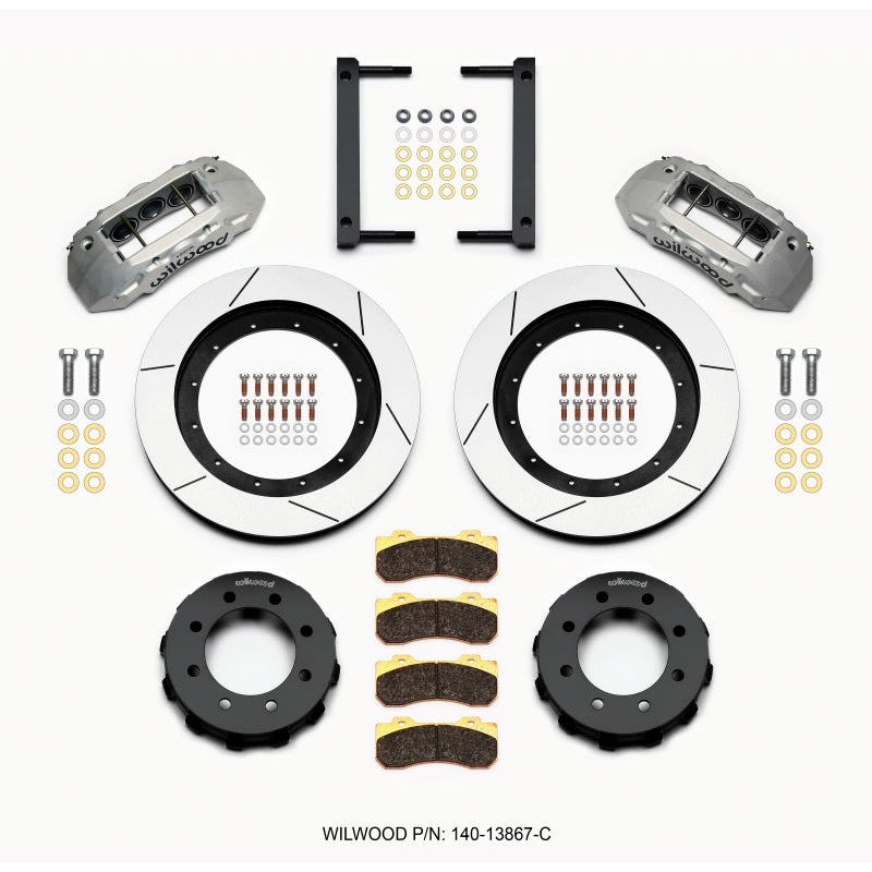 Wilwood TX6R Front Kit 16.00in Clear Ano 2005-2012 Ford F250/F350 4WD