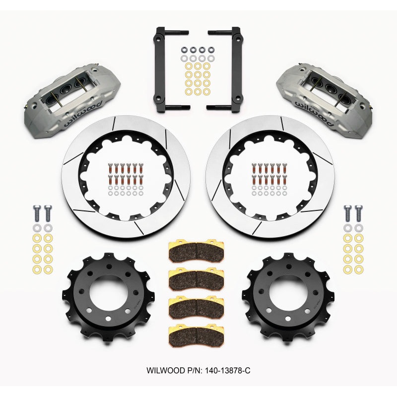 Wilwood TX6R Rear Kit 16.00in Clear Ano 1999-2010 GM H2 / 2500 4.63 Cntr