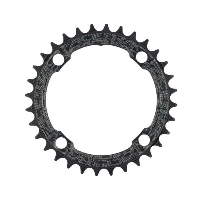 Race Face 104 BCD Narrow Wide Chainring - 104 BCD - Round - Black - Alloy - 9-12 Speed - 36T